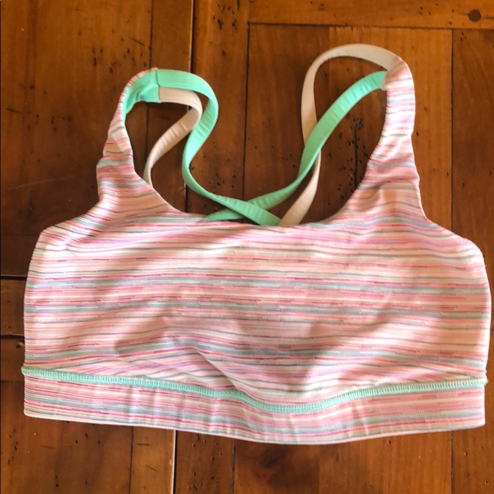 Lululemon Pink Rainbow sports bar